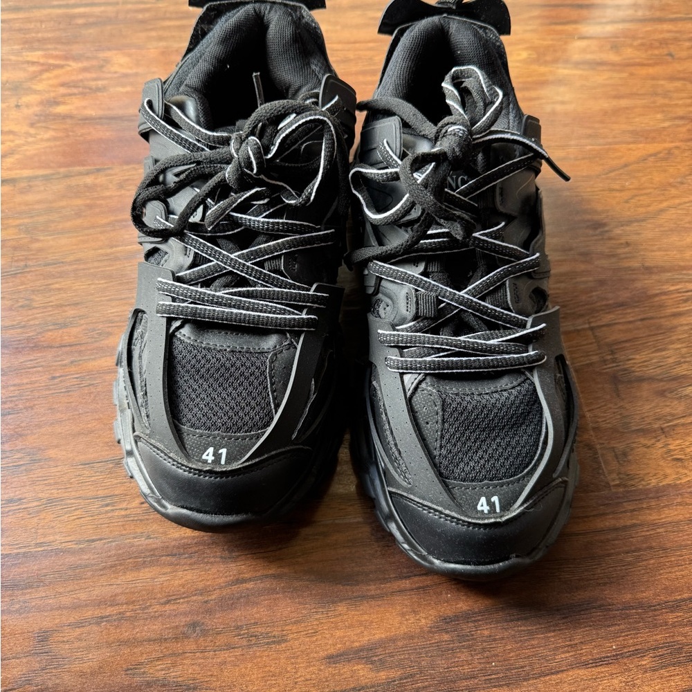 Balenciaga Women's Black Track Sneakers